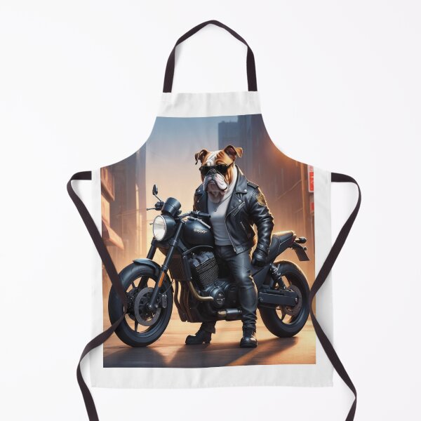 Item preview, Bulldog Rider – Biker Dog Streetwear Art designed and sold by Printeca.
