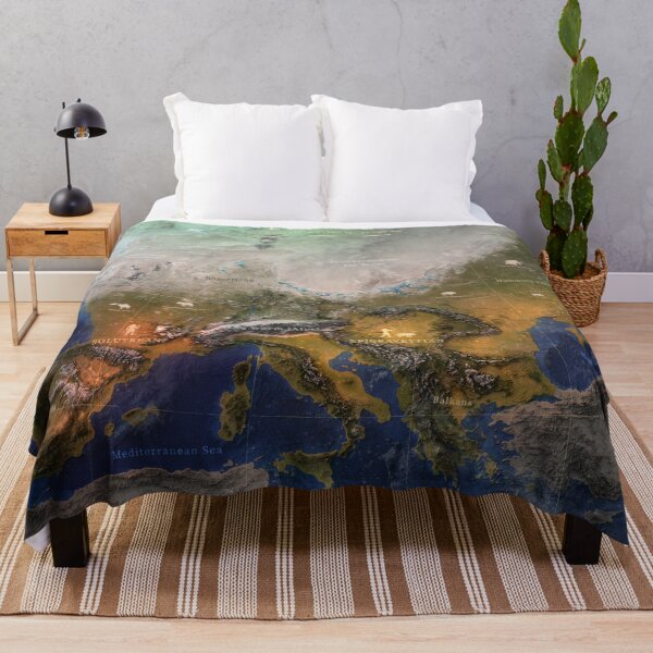 Item preview, Ice Age Europe (20,000 years ago) map designed and sold by CarlAugustW.