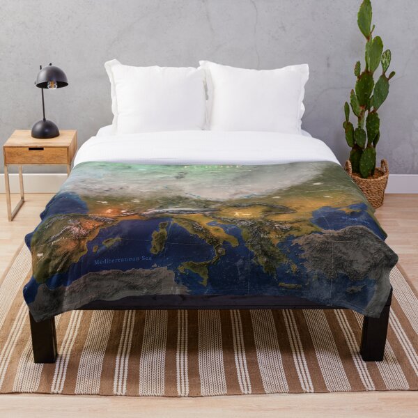 Item preview, Ice Age Europe (20,000 years ago) map designed and sold by CarlAugustW.