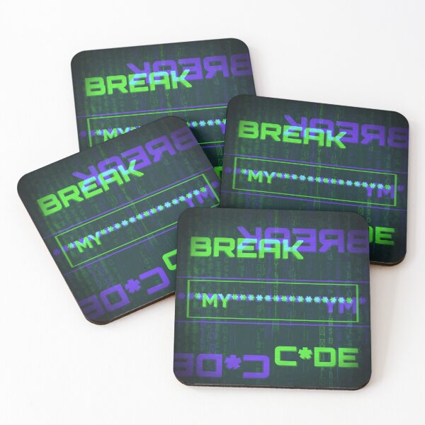 Item preview, Break my code designed and sold by RetroTjoshak.