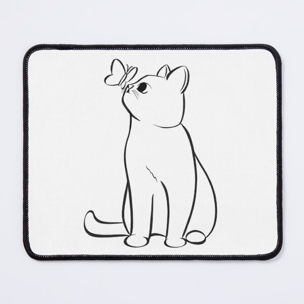 Item preview, Cat with Butterfly designed and sold by katey-creates.