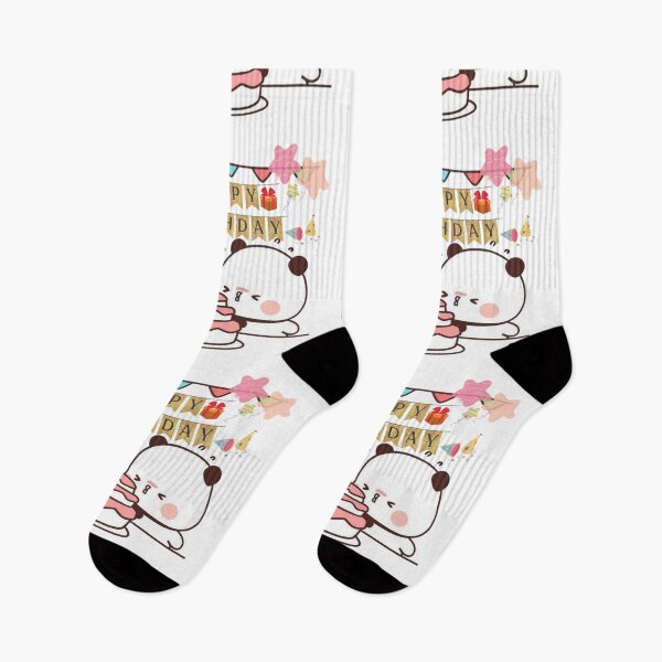 Item preview, Happy Birthday Cute DuDu Bear and BuBu Panda Are Celebrating 2025 designed and sold by BrightStreets.