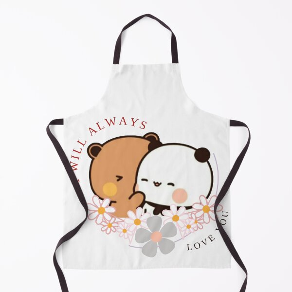 Item preview, I Will Always Love You Happy Birthday Cute DuDu Bear and BuBu Panda Are Celebrating 2025 Coffee Mug designed and sold by BrightStreets.