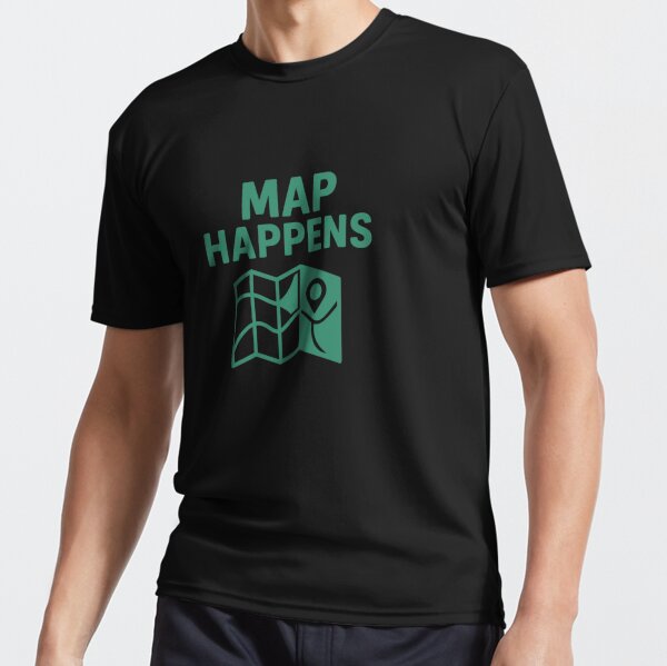 Item preview, Map Happens – Retro Green GIS Mapping Shirt designed and sold by MapHappens.