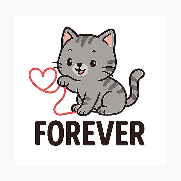 Item preview, Kitten forever designed and sold by AlisonFlor.