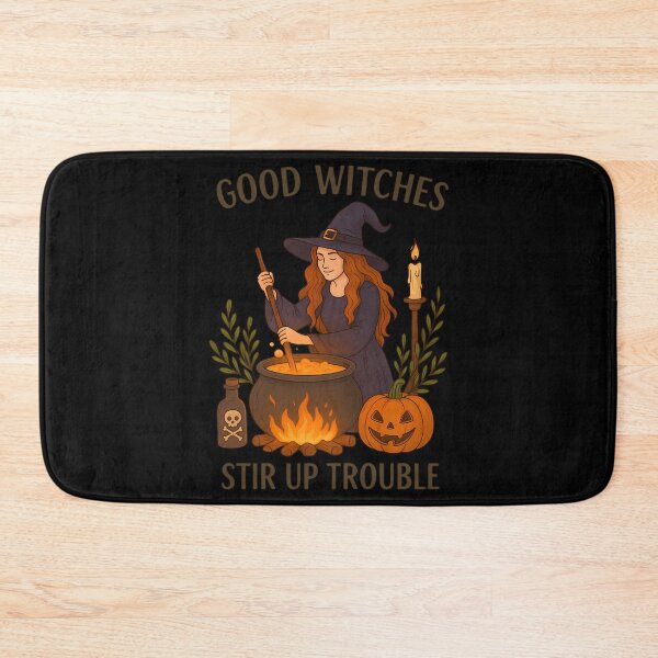 Item preview, Good Witches Stir Up Trouble Halloween Cauldron Magic designed and sold by k3rstman1.