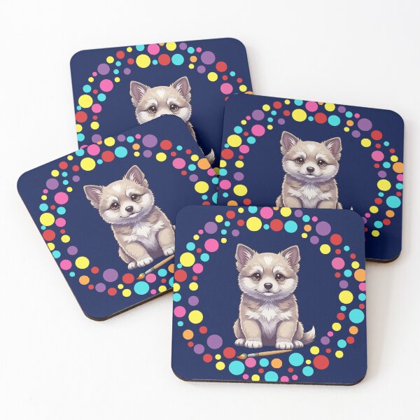 Item preview, Celebrate Dot Day with My Chinook – Colorful Dog Art designed and sold by The Real Life Symphony.