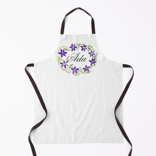 Item preview, Ada name girls Flowers wreath designed and sold by Monika Howarth.