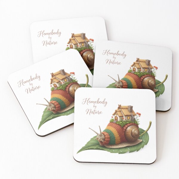 Item preview, Homebody by Nature – Cozy Snail Cottage Whimsy Digital Art designed and sold by AnnDesignStudio.