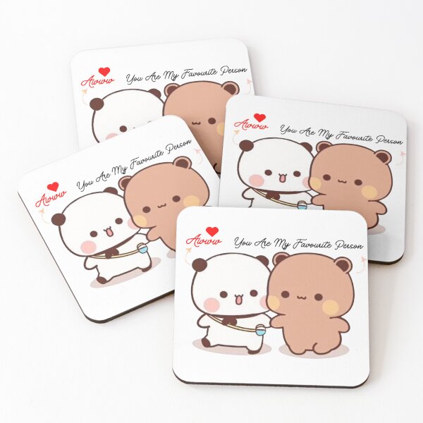 Item preview, You Are My Favourite Person Bubu Dudu Panda And Brownie Bear Couple 2025 designed and sold by BrightStreets.