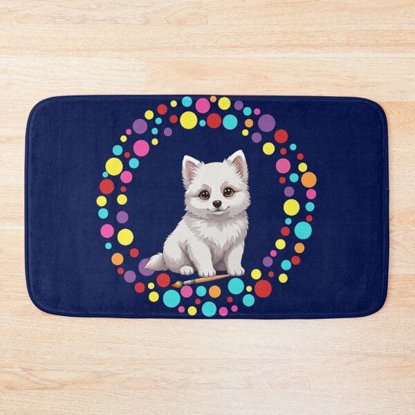 Item preview, Celebrate Dot Day with My Icelandic Sheepdog – Colorful Dog Art designed and sold by The Real Life Symphony.