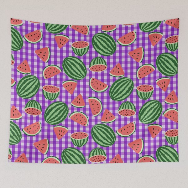Item preview, Watermelon Picnic - Purple designed and sold by Honey Crystal Fashion and Homegoods .