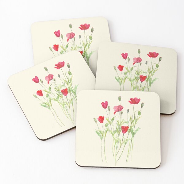 Item preview, Poppy flowers designed and sold by Lemontreeart63.