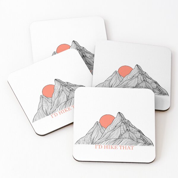 Item preview, I'd hike that mountains with sun designed and sold by aziza-doodles.