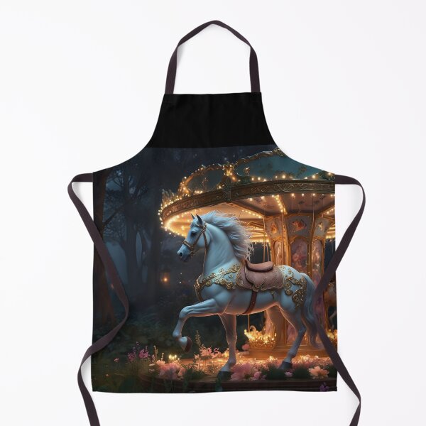 Item preview, Starlit Gallop – Magical White Horse Scene designed and sold by EmeraldeaArt.