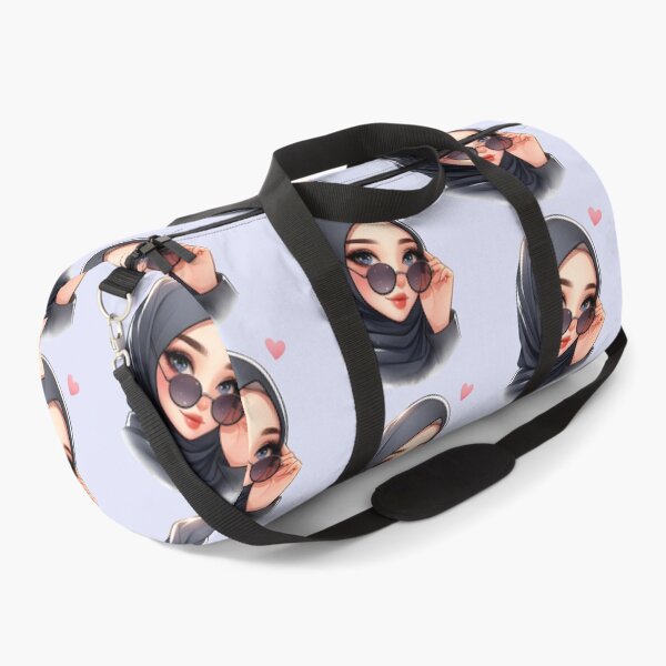 Item preview, Stylish Hijabi Girl – Digital Art Illustration designed and sold by Lulunza.