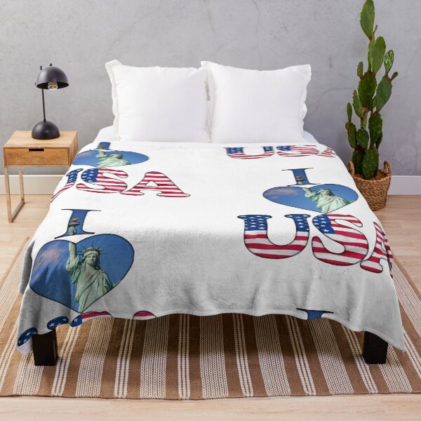 Artikelvorschau, Ich liebe USA entworfen und verkauft von WildPetal.