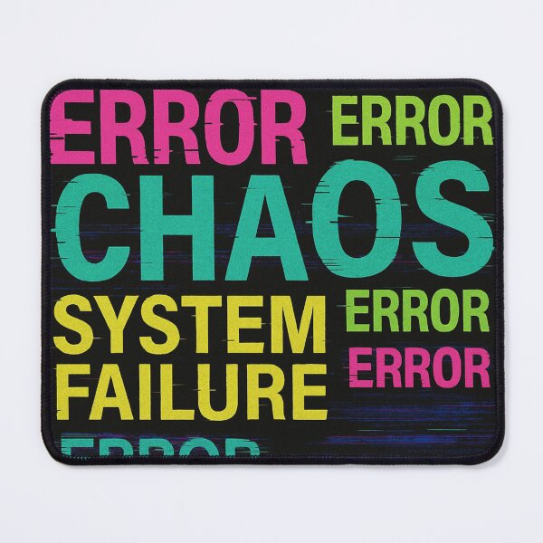 Item preview, Glitch Poster Error Chaos – Cyberpunk System Failure designed and sold by LoomisDreams.