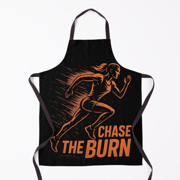 Item preview, Chase the Burn – Intense Runner Silhouette Design designed and sold by ArcadiaSilence.