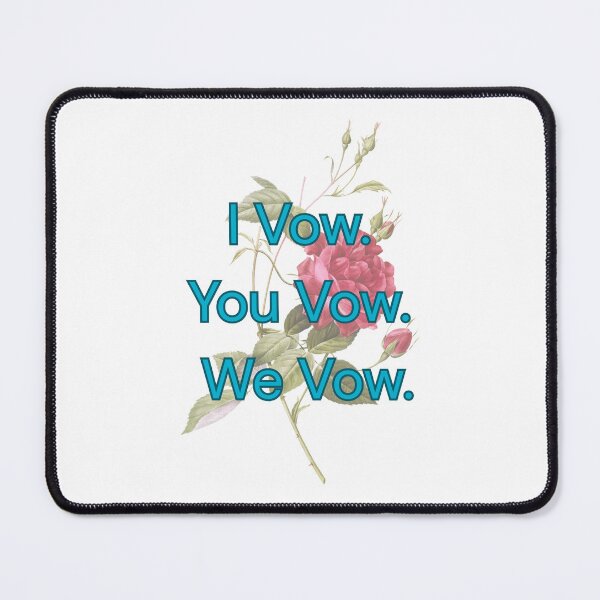Item preview, I vow you vow we vow designed and sold by TooSharpeforus.