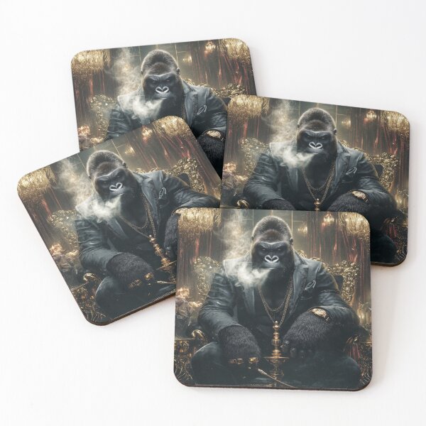 Item preview, King of Smoke – The Gorilla Don designed and sold by VisionaryVeils.