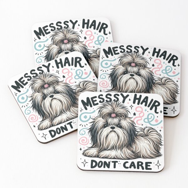 Item preview, Shih Tzu Sass – Messy Hair, Don’t Care Sparkle Edition designed and sold by dogslover22.