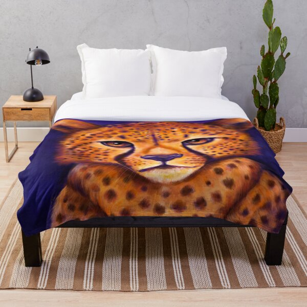 Item preview, Vibrant Cheetah Portrait – Expressive Wildlife Art designed and sold by Jamie Herself.