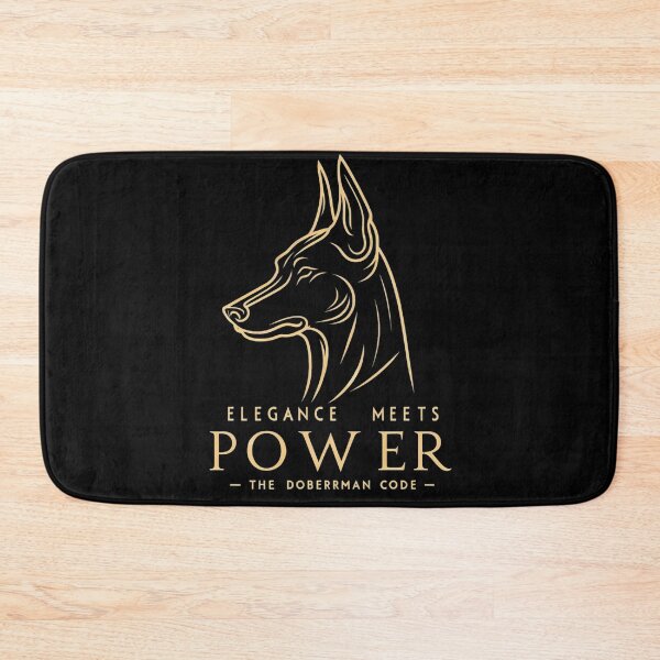 Item preview, The Doberman Code – Strength in Silence | Modern Elegant Dog Design designed and sold by dogslover22.