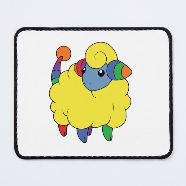 Item preview, Rainbow Mareep designed and sold by kyravreeland.