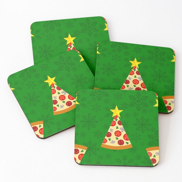 Item preview, ugly christmas pizza tree funny italian xmas green designed and sold by Gossip Rag.