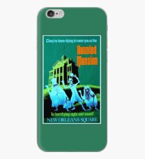 NEW ORLEANS : Vintage Haunted Mansion Advertising Print iPhone Case
