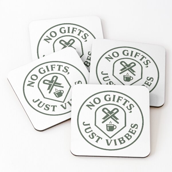 Item preview, No Gifts Just Vibes – Minimalist Holiday Emblem Design designed and sold by ArcadiaSilence.