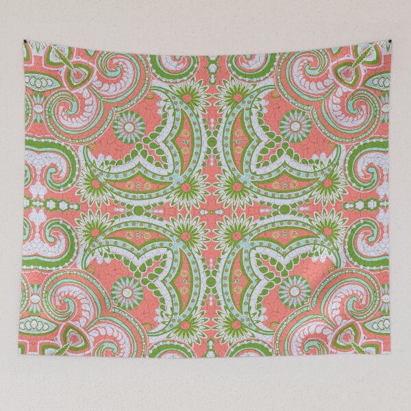Item preview, Groovy Pastel Pulse - Retro Bloom Backdrop designed and sold by Eejee-SK.