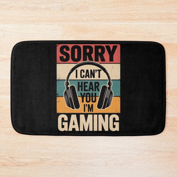 Item preview, I Can't Hear You I'm Gaming – Funny Retro Gamer Headphones Design designed and sold by Marpin91.