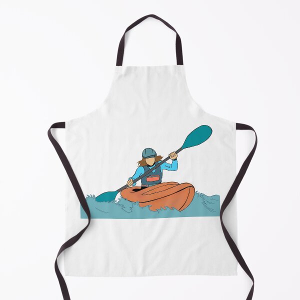 Item preview, paddle like a girl - kayaking adventure art designed and sold by aziza-doodles.