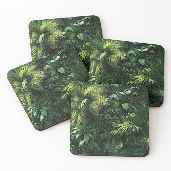 Item preview, Mysterious Rainforest Jungle Palm Leaves Lush Digital Art designed and sold by DEC02.