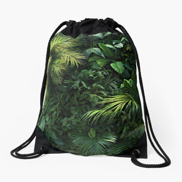 Item preview, Mysterious Rainforest Jungle Palm Leaves Lush Digital Art designed and sold by DEC02.