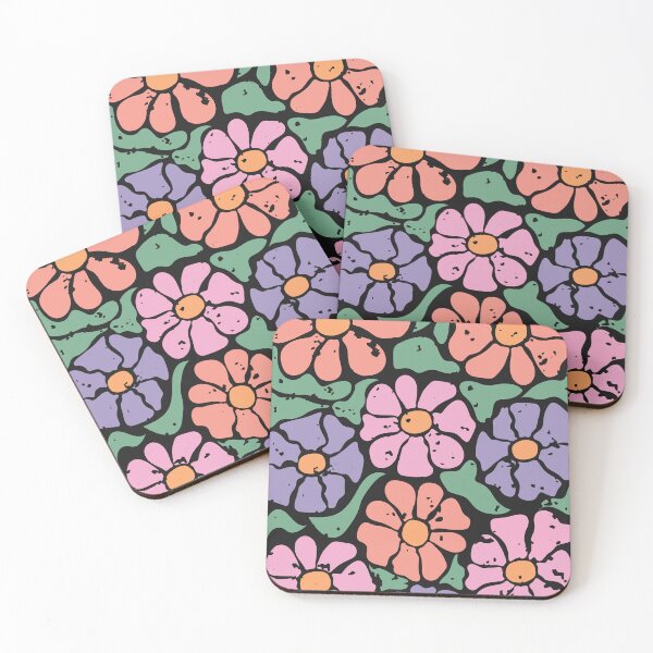 Item preview, Breath In Peace Bloom In Joy, Floral mix color background designed and sold by Kamzzi.