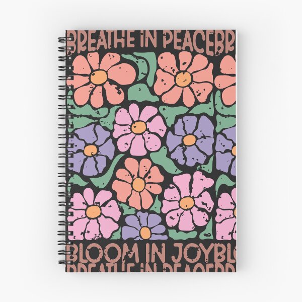Item preview, Breath In Peace Bloom In Joy, Floral mix color background designed and sold by Kamzzi.