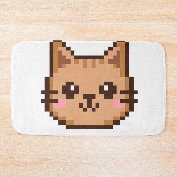 Item preview, Pixel Purrfection – Cute Cat Head designed and sold by Quirlo.