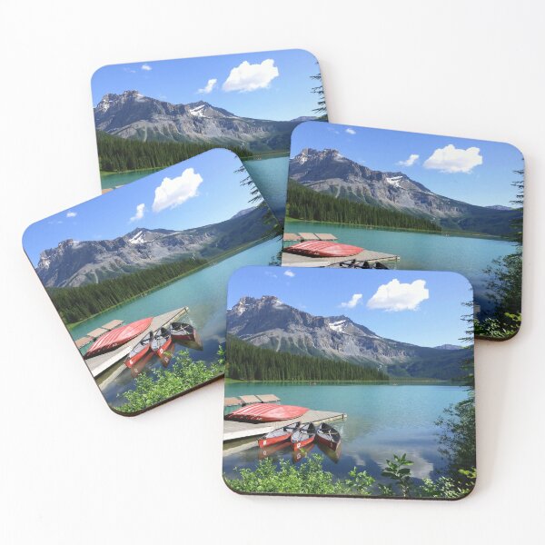 Item preview, Whispers of Emerald, reflections, turquoise waters, beautiful mountain's designed and sold by BCessar.