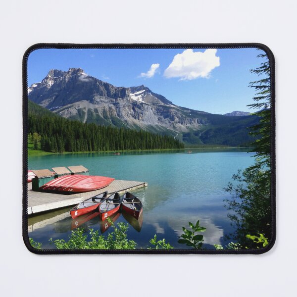 Item preview, Whispers of Emerald, reflections, turquoise waters, beautiful mountain's designed and sold by BCessar.