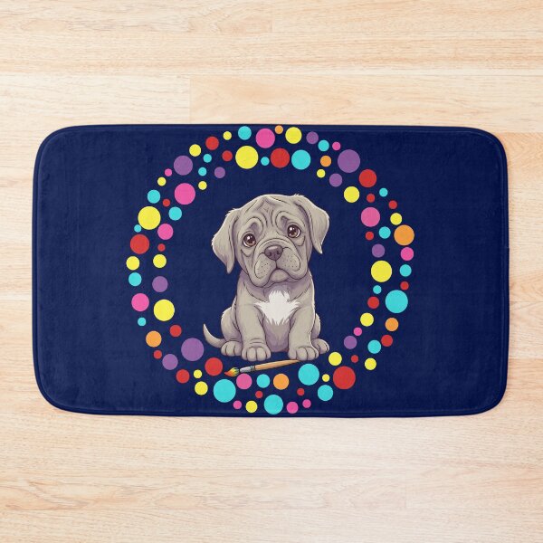Item preview, Celebrate Dot Day with My Neapolitan Mastiff – Colorful Dog Art designed and sold by The Real Life Symphony.