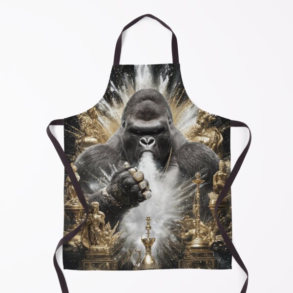 Item preview, The Golden Empire – Gorilla of Glory and Smoke designed and sold by VisionaryVeils.