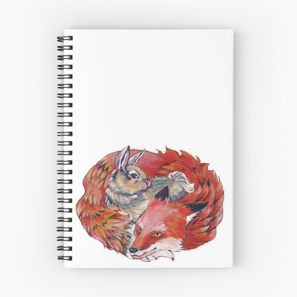 Item preview, Predator Prey Entangled - Fox and Rabbit designed and sold by SecretDaydream.