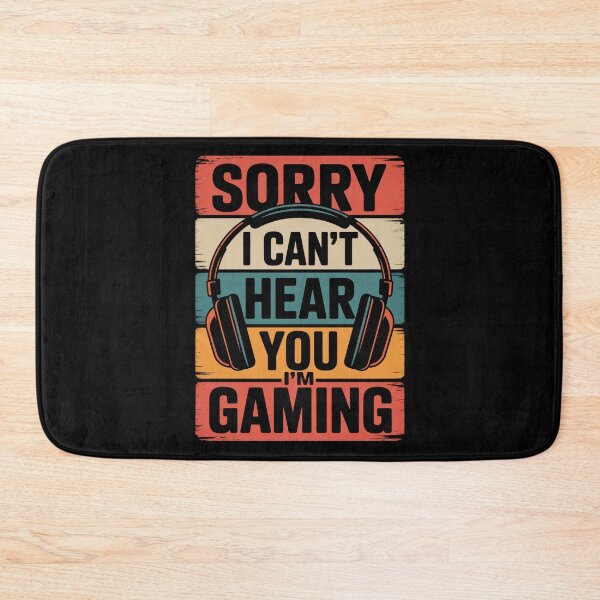 Item preview, I Can't Hear You I'm Gaming – Funny Retro Gamer Headphones Design designed and sold by Marpin91.