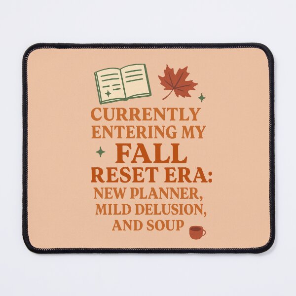Item preview, Fall Reset Era Sticker – New Planner, Mild Delusion, and Soup designed and sold by MentallyToasted.