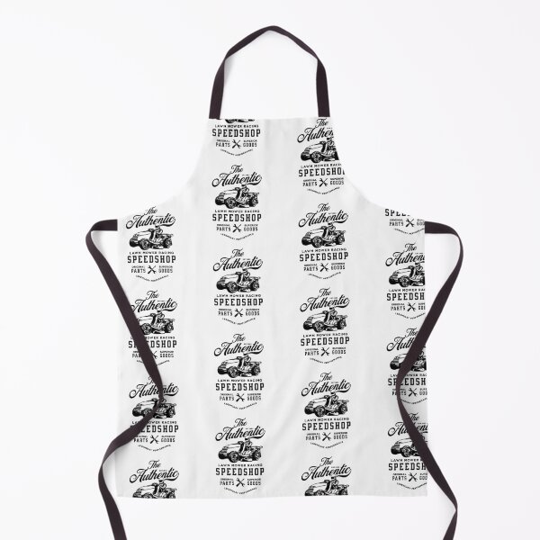 Item preview, Lawnmower Racing - Authentic Speed Shop - Black - Lawn Mower Racing designed and sold by RaceDayRags.