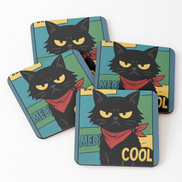 Item preview, Annoying Cat Pop Art Comic Style - Cool Cat Attitude designed and sold by Idelab-11.