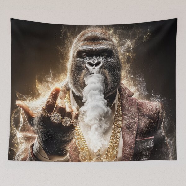 Item preview, The Smoke King – Gold, Power, Respect designed and sold by VisionaryVeils.